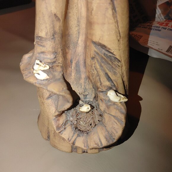 Rumsey Vase Pottery Birds Tree Trunk Art Nature 8 inches by 4 inches - Picture 6 of 16